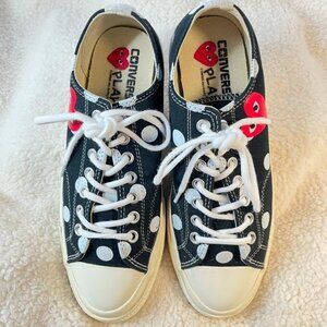 Converse x Comme des Garçons PLAY Chuck Taylor – Black Polka Dot High Tops